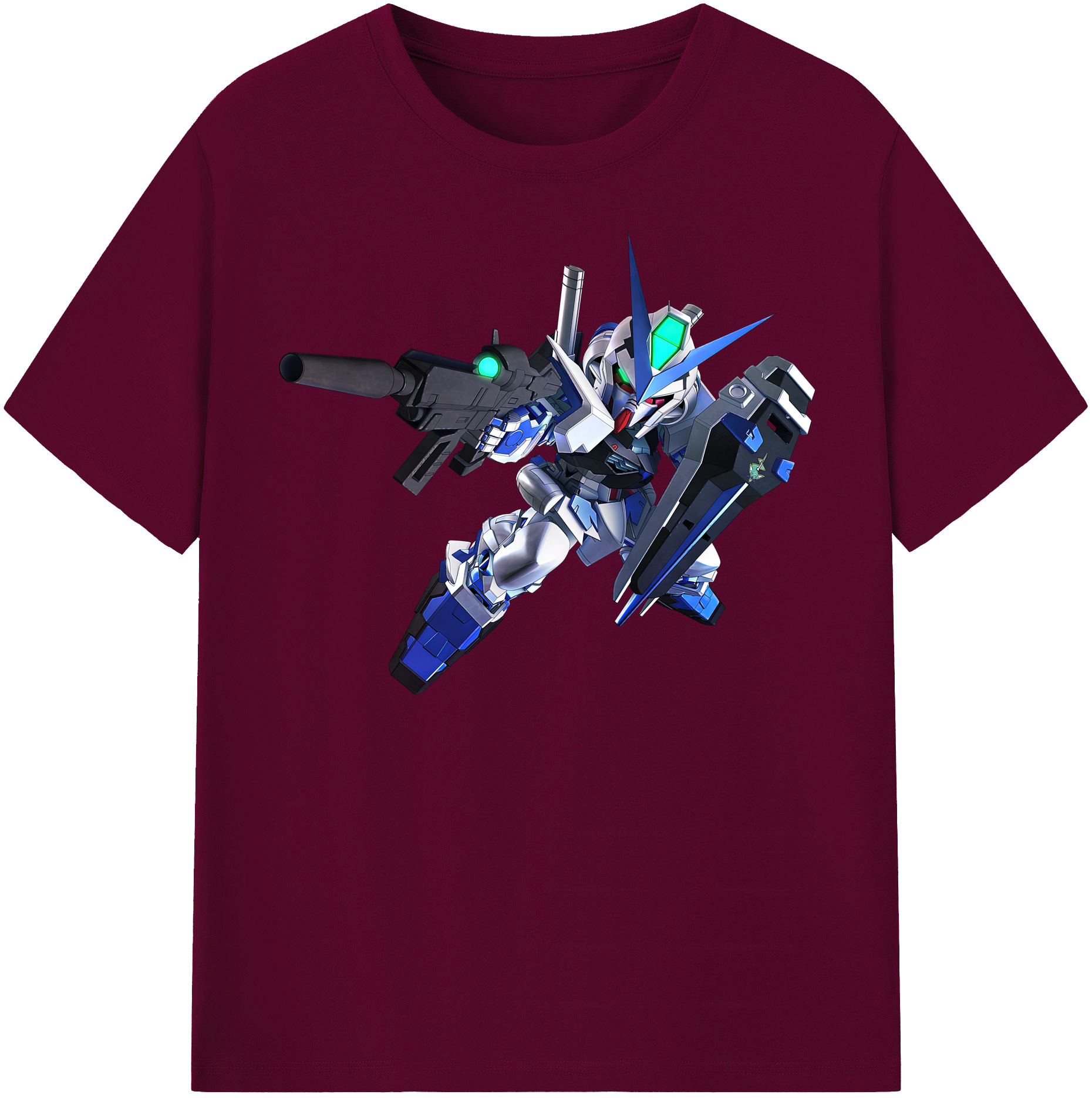 （画像用） 機動戦士ガンダム Mobile Suit Gundam レディースカジュアルプリントTシャツ（綿100％）